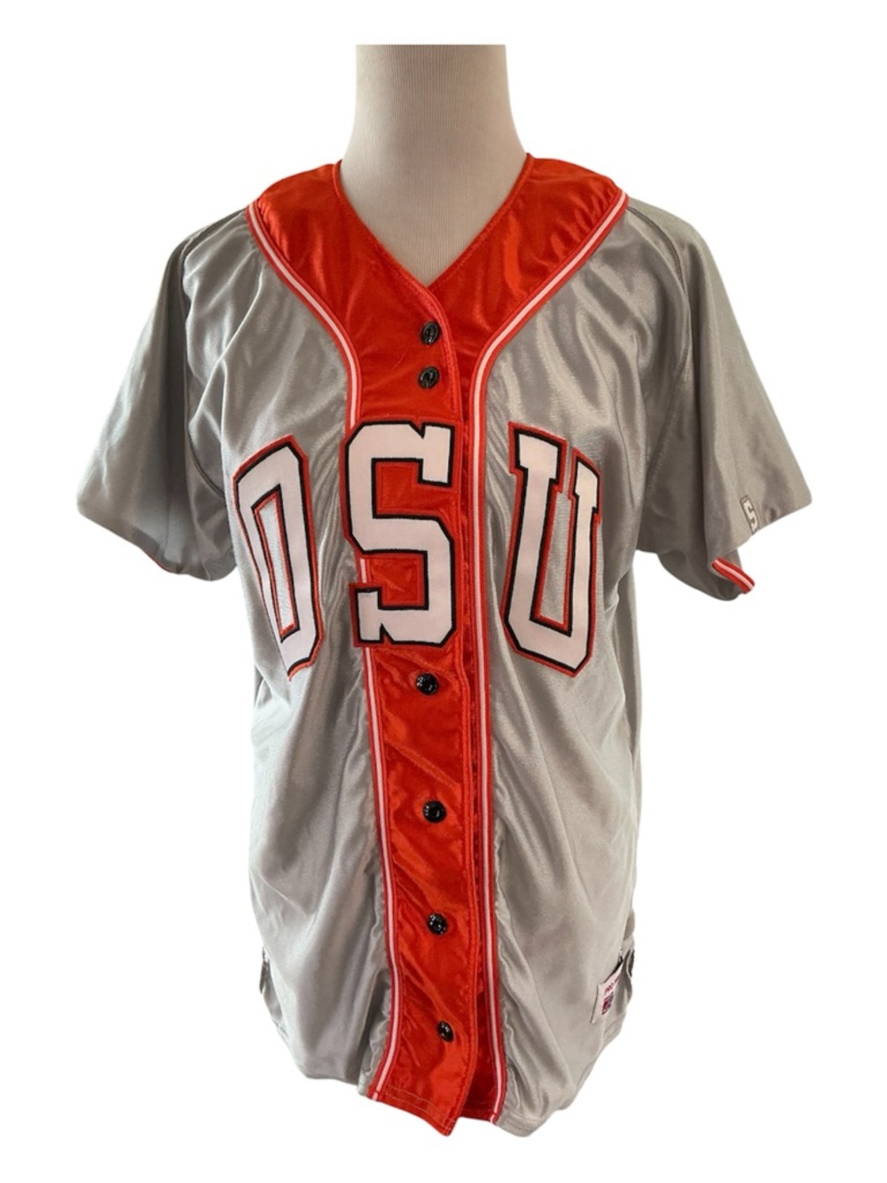 Oklahoma State Cowboy Women’s Sz L Speedline Pro Pak Team Issue Softball Jersey